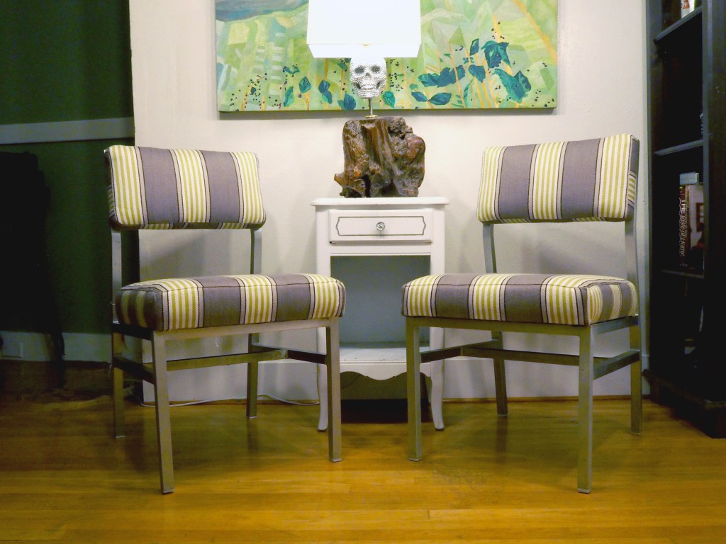 Striped Chair Makeover